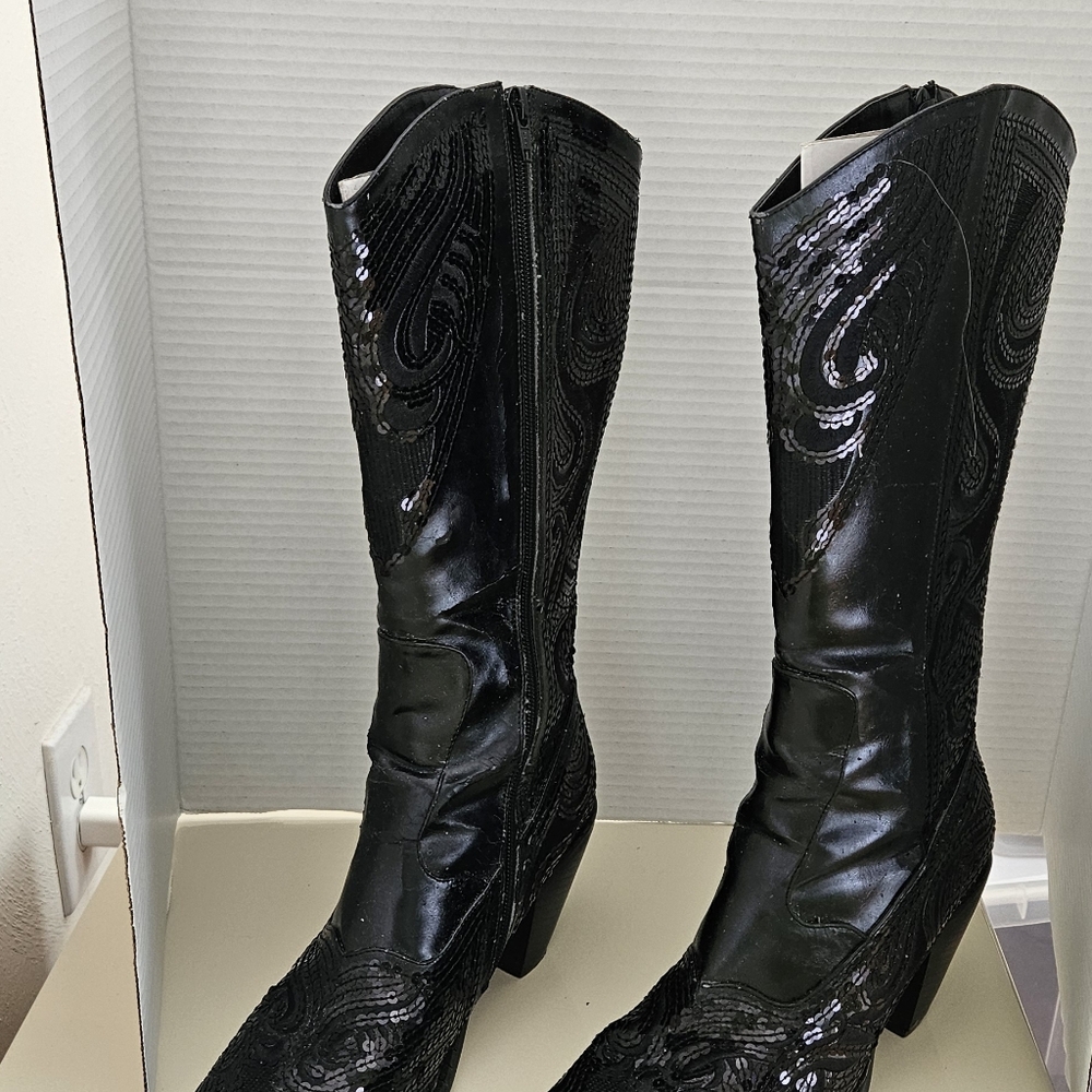 Helen's Heart Black Boots